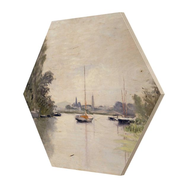 Esagono in legno - Claude Monet - Argenteuil