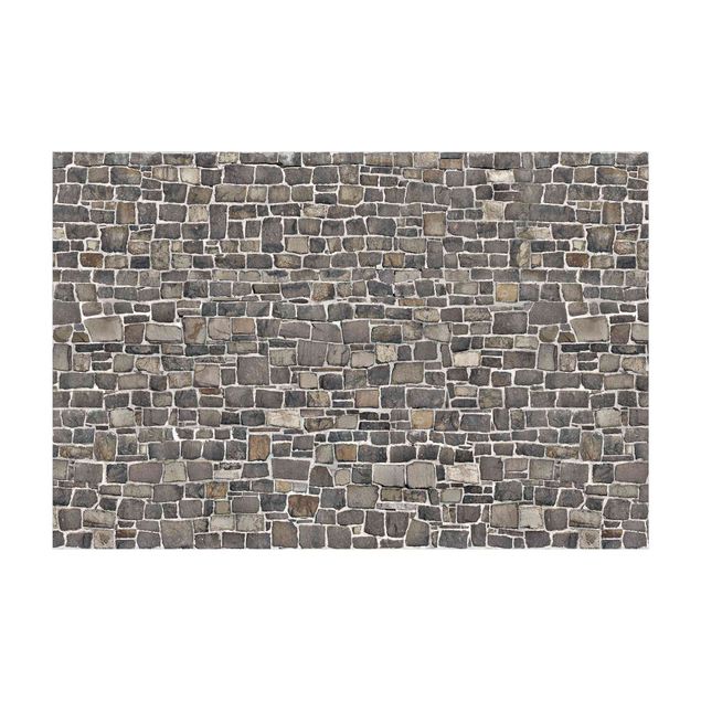 Tappeti effetto pietra Carta da parati Muro in pietra di cava e naturale