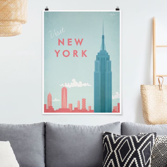 Poster illustrazioni Poster di viaggio - New York