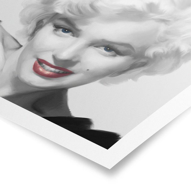 Poster - Marilyn sul divano - Quadrato 1:1
