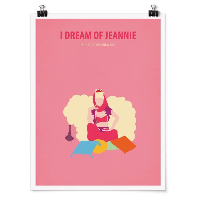 Poster - Locandina cinematografica I Dream Of Jeannie - Verticale 4:3