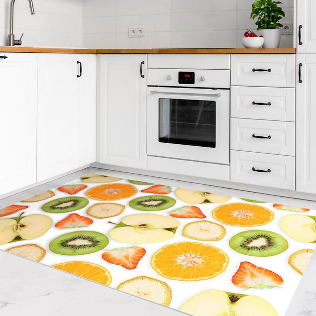 Tappeti moderni soggiorno Miscela di frutta colorata