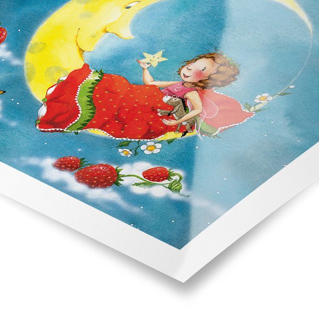 Poster - Strawberry Coniglio Erdbeerfee - Sweet Dreams - Quadrato 1:1