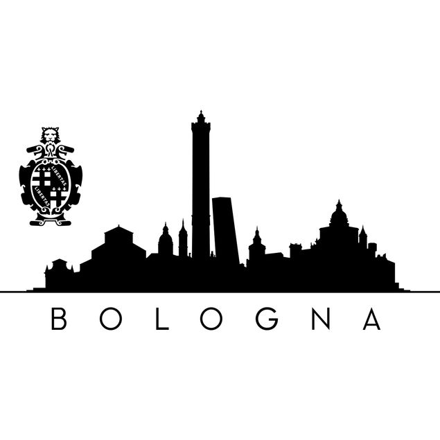 Adesivo murale Skyline Bologna