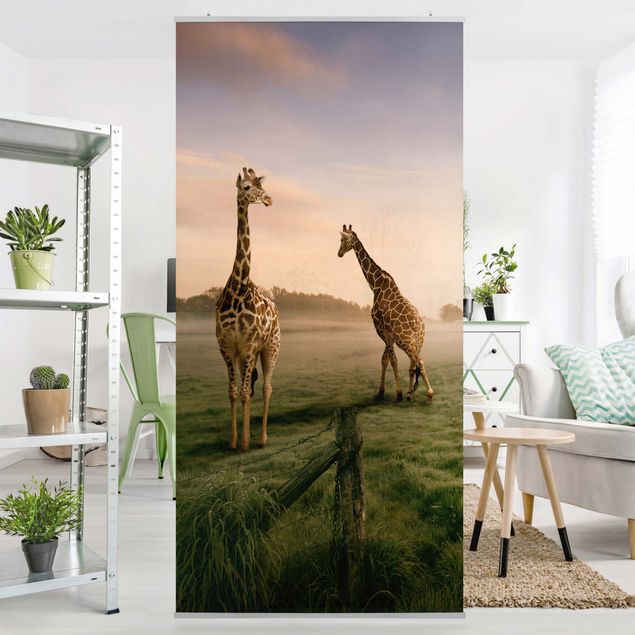 Tenda a pannello Surreal Giraffes 250x120cm