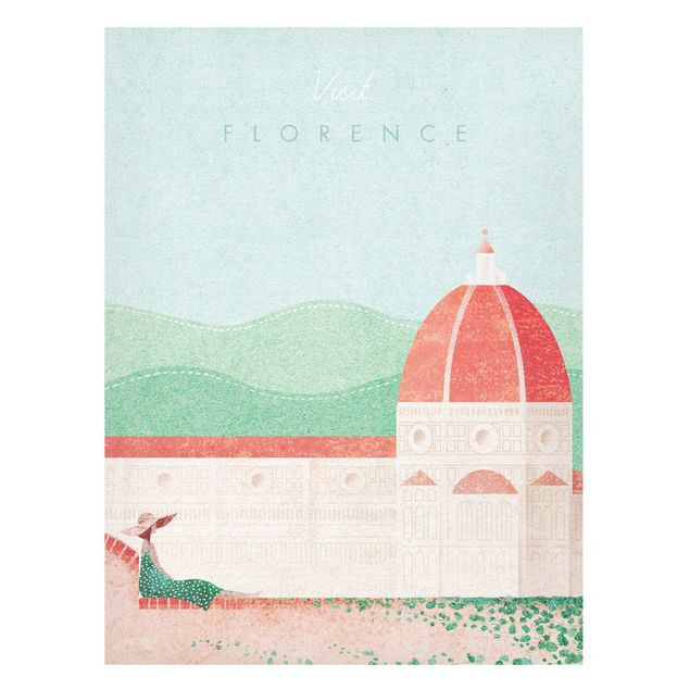 Lavagna magnetica - Poster di viaggio - Firenze
