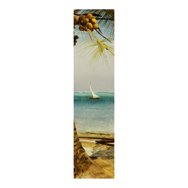 set tende a pannello Albert Bierstadt - Costa tropicale