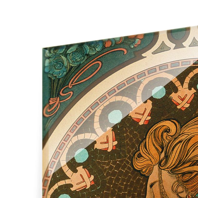 Quadro in vetro - Alfons Mucha - Primavera - Verticale 3:2