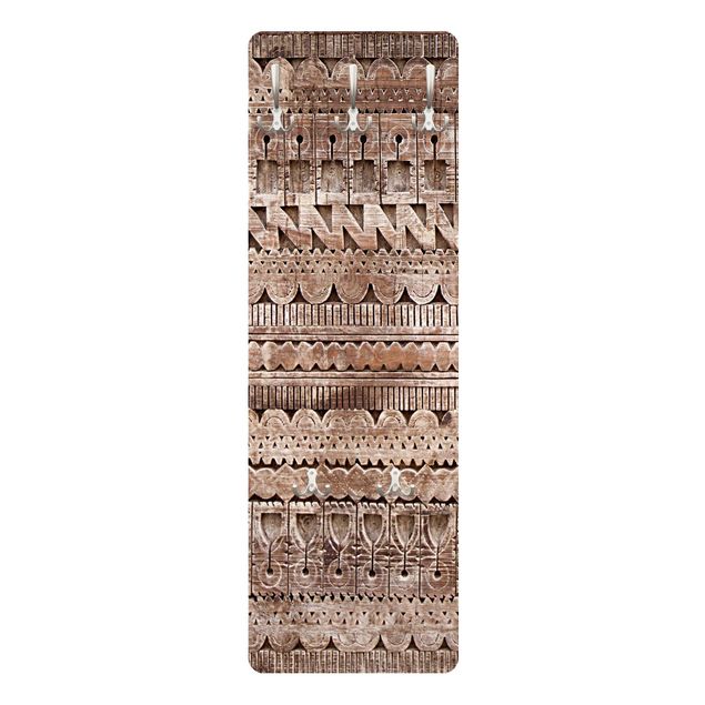 Appendiabiti shabby - Ornato marocchino in porta di legno