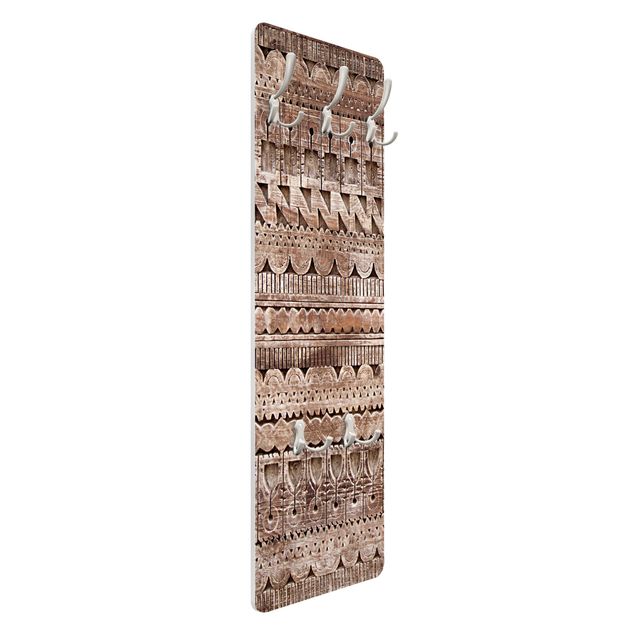 Appendiabiti shabby - Ornato marocchino in porta di legno