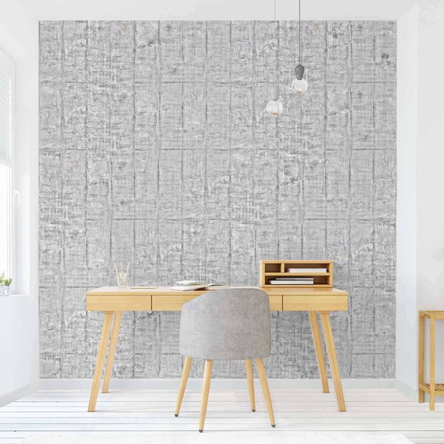 Carta da parati - Concrete Wallpaper - Heavily textured Concrete Slab Wall
