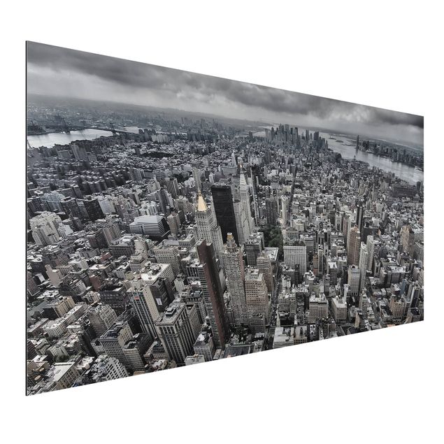 Quadro in alluminio - View Over Manhattan