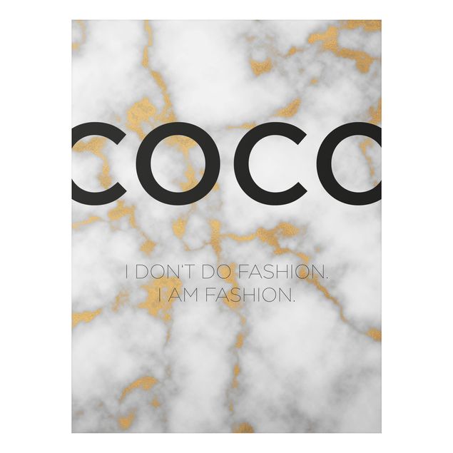 Quadro in alluminio - Coco - I Dont Do Fashion