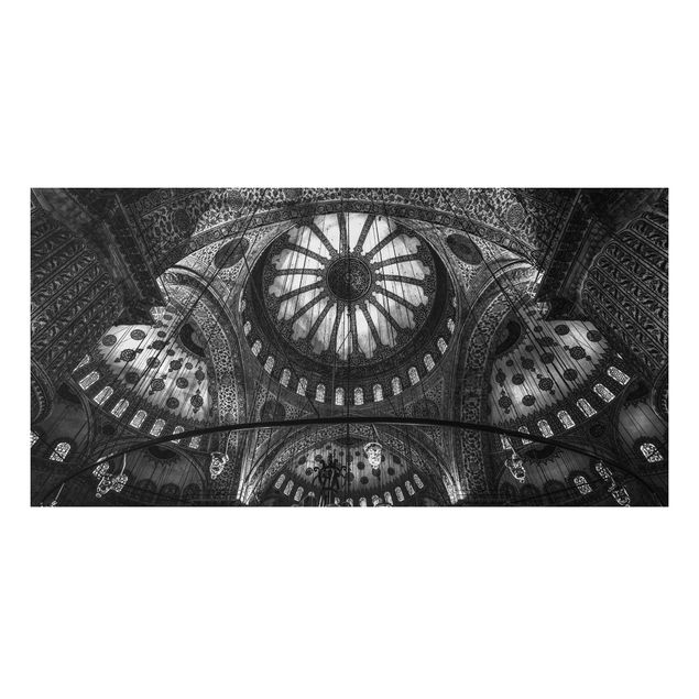 Quadro in alluminio - Le cupole della Moschea Blu