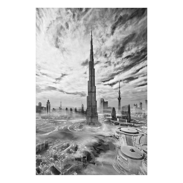 Quadro in alluminio - Dubai Super Skyline