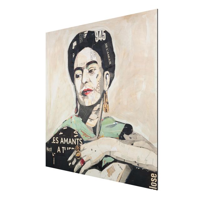 Quadro in alluminio - Frida Kahlo - Collage No.4