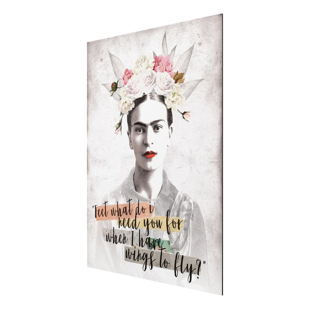 Quadro in alluminio - Frida Kahlo - Quote