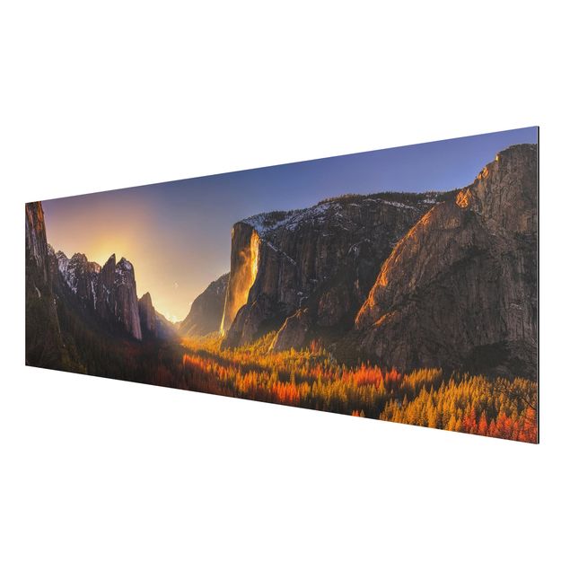 Quadro in alluminio - Sunset In Yosemite