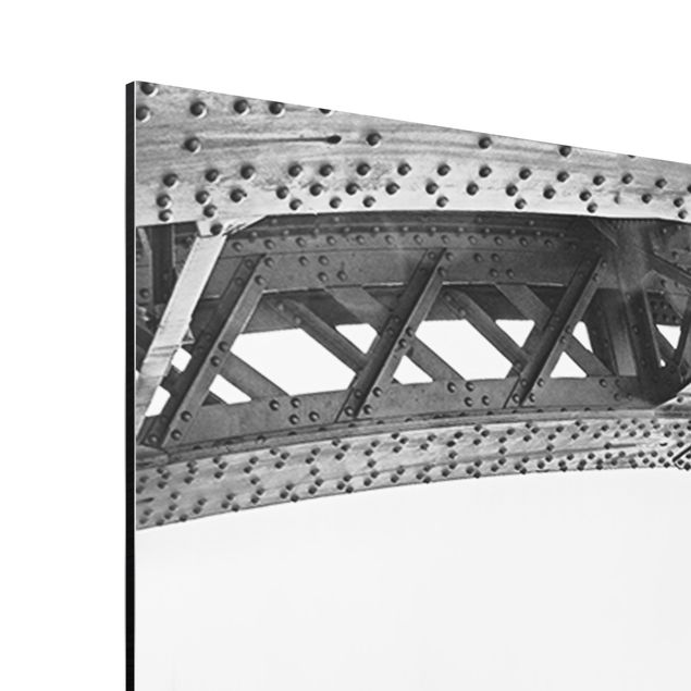 Quadro in alluminio - Under The Iron Bridge