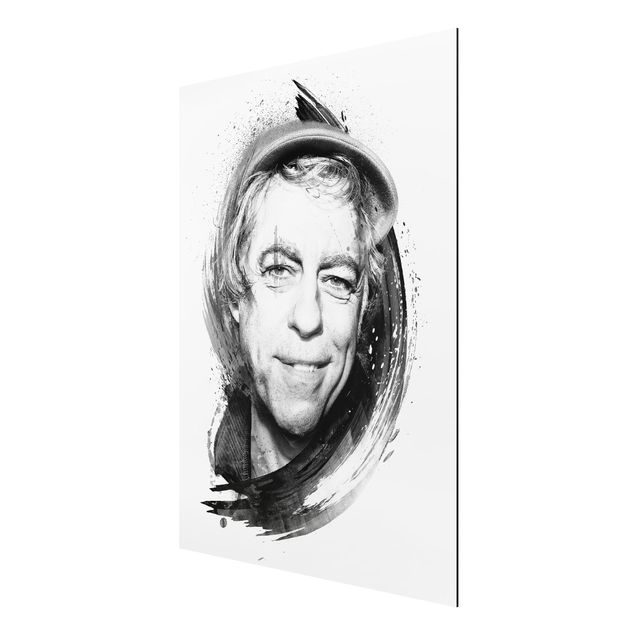 Quadro in alluminio - Bob Geldof