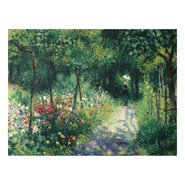 Quadro in alluminio - Auguste Renoir - Donne in un Giardino - Impressionismo