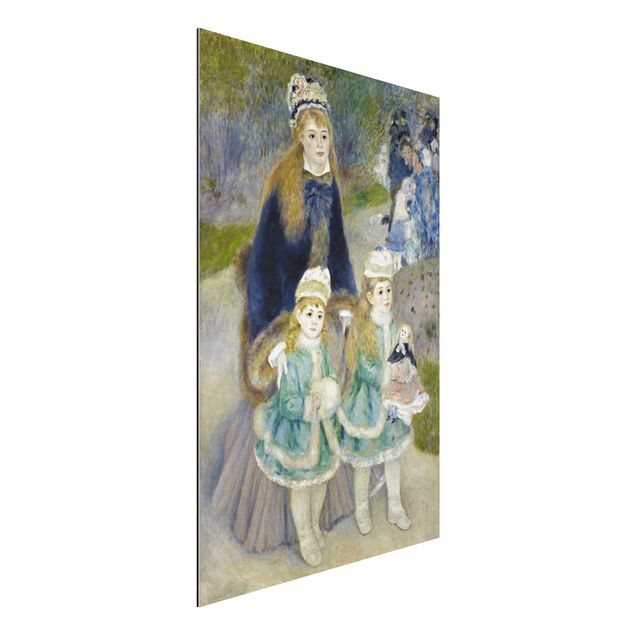 Quadro in alluminio - Auguste Renoir - Madre e Figli (La Passeggiata) - Impressionismo
