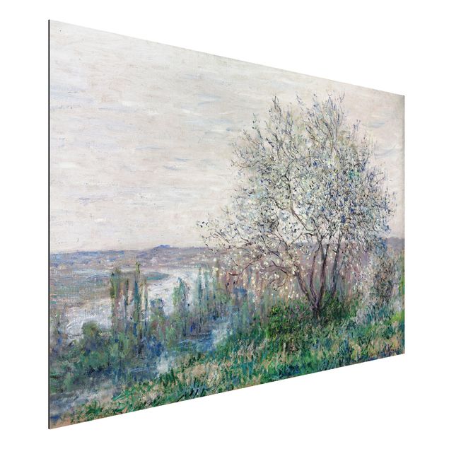 Quadro in alluminio - Claude Monet - Primavera a Vétheuil - Impressionismo