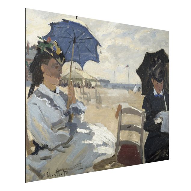 Quadro in alluminio - Claude Monet - Sulla Spiaggia di Trouville - Impressionismo