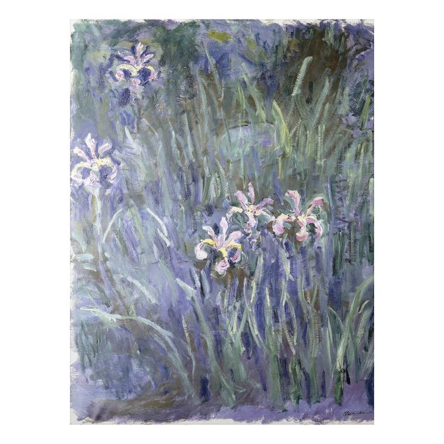 Quadro in alluminio - Claude Monet - Iris - Impressionismo
