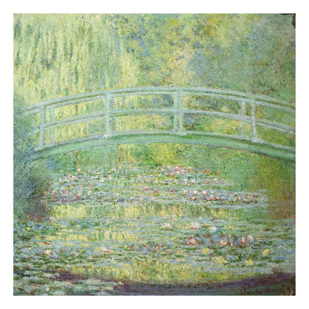 Quadro in alluminio - Claude Monet - Laghetto e il Ponte Giapponese - Impressionismo