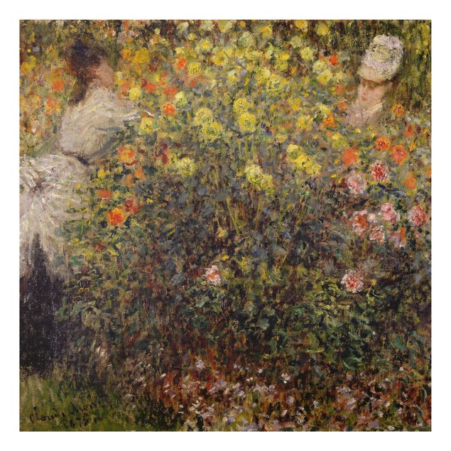 Quadro in alluminio - Claude Monet - Primavera sulla Senna - Impressionismo