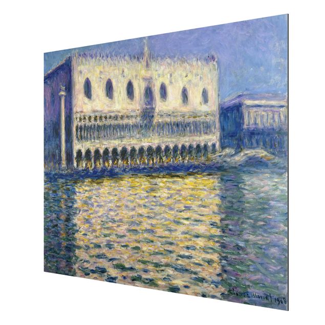 Quadro in alluminio - Claude Monet - Palazzo Ducale di Venezia - Impressionismo