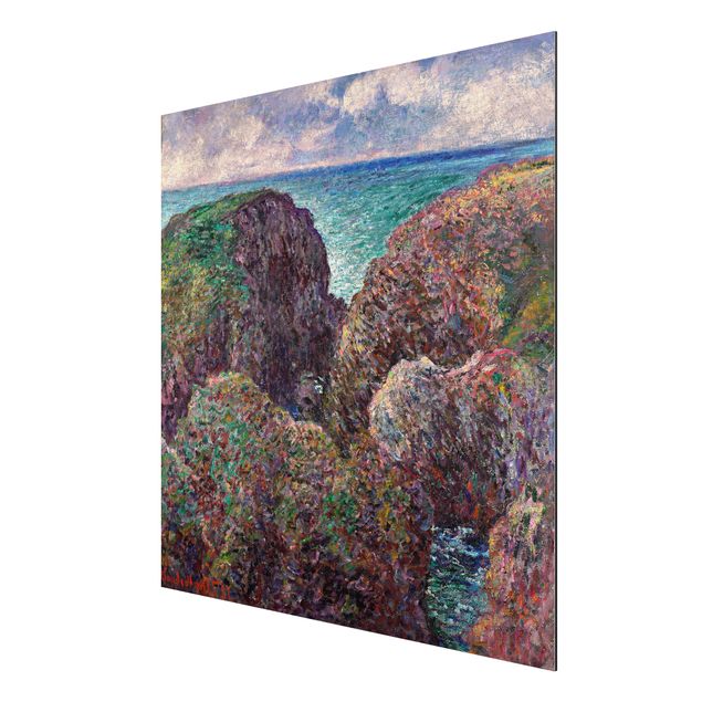 Quadro in alluminio - Claude Monet - Gruppo di Rocce a Port Goulphar - Impressionismo