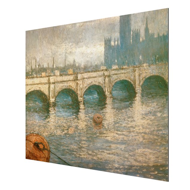 Quadro in alluminio - Claude Monet - Pescherecci al Pourville - Impressionismo