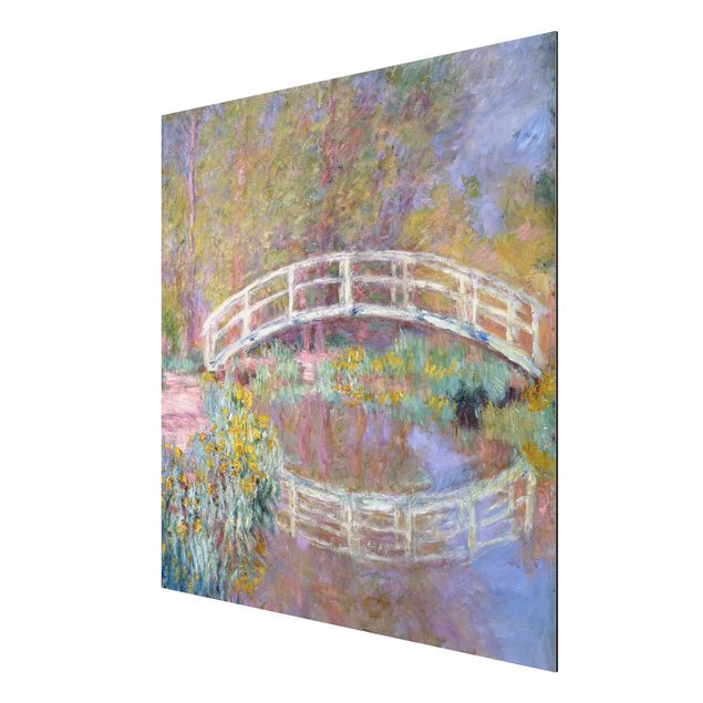 Quadro in alluminio - Claude Monet - Il Ponte nel Giardino di Monet - Impressionismo