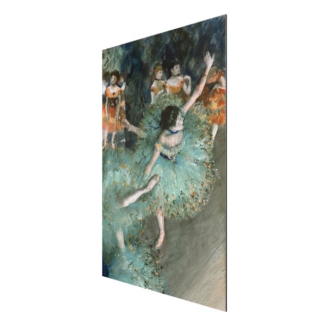 Quadro in alluminio - Edgar Degas - Ballerina verde - Impressionismo