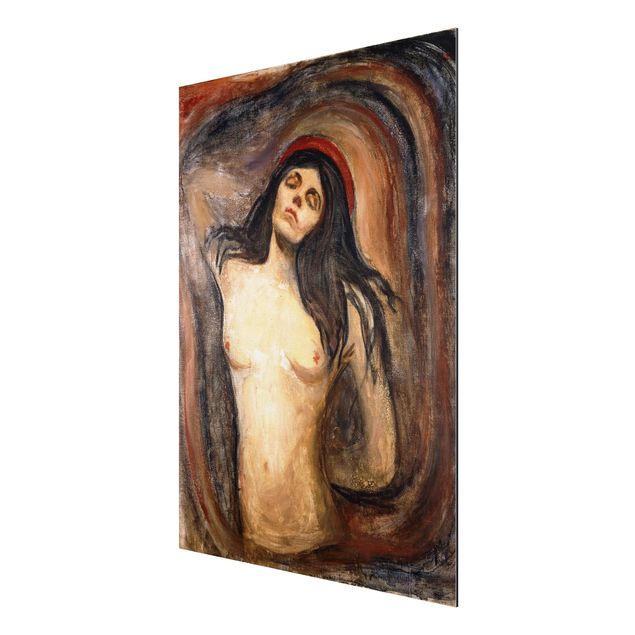 Quadro in alluminio - Edvard Munch - Madonna - Espressionismo