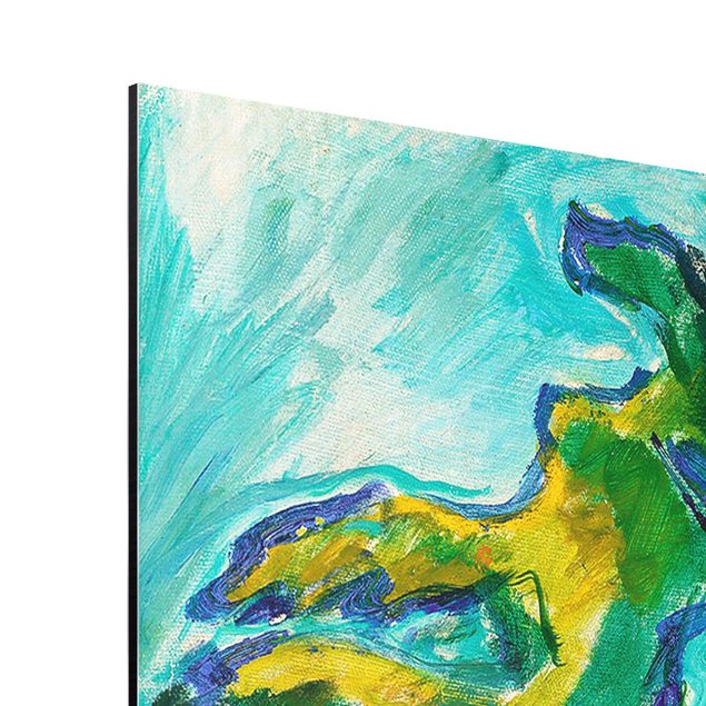 Quadro in alluminio - Edvard Munch - Il Giardino in Åsgårdstrand - Espressionismo