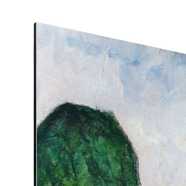 Quadro in alluminio - Edvard Munch - Tre Ragazze sul Ponte - Espressionismo