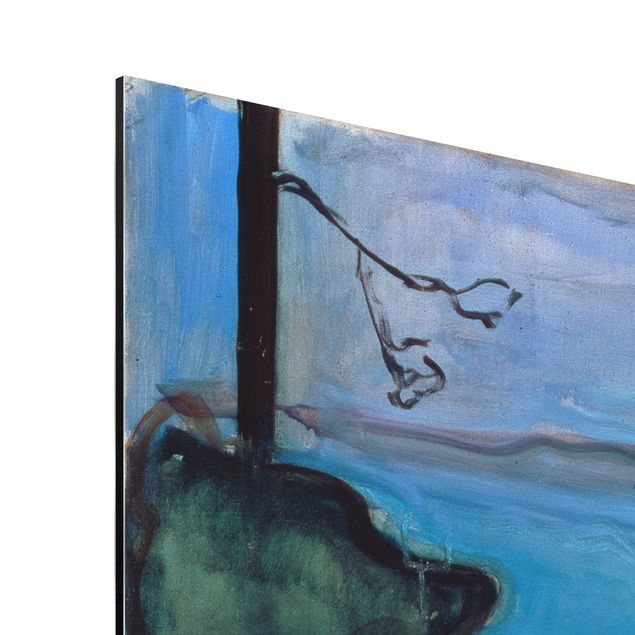 Quadro in alluminio - Edvard Munch - Notte di Luna - Espressionismo