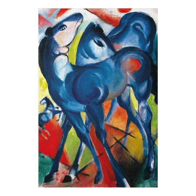 quadri con animali Franz Marc - I puledri blu