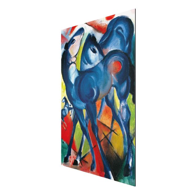 Abstrakte Kunst Franz Marc - I puledri blu