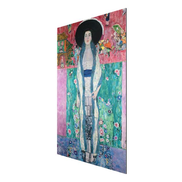 Quadro in alluminio - Gustav Klimt - Ritratto Adele Bloch-Bauer II - Art Nouveau