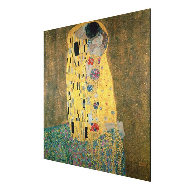 Quadro in alluminio - Gustav Klimt - Il Bacio - Art Nouveau
