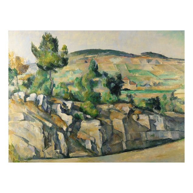 Quadro in alluminio - Paul Cézanne - Collina in Provenza - Impressionismo
