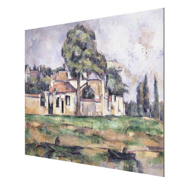 Quadro in alluminio - Paul Cézanne - Rive della Marna - Impressionismo