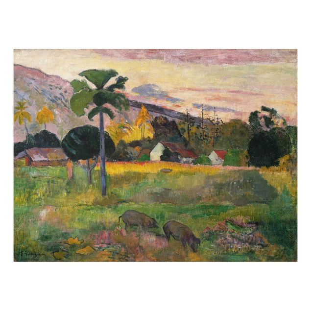 Quadro in alluminio - Paul Gauguin - Haere mai - Post-Impressionismo