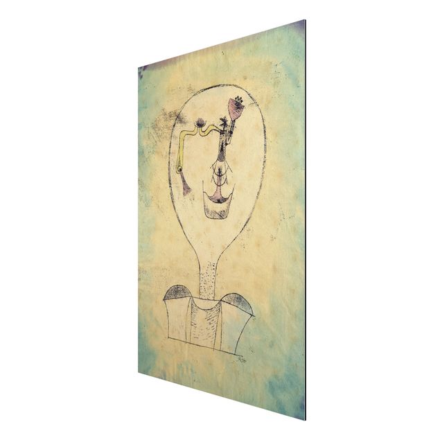 Quadro in alluminio - Paul Klee - La Gemma del Sorriso - Espressionismo