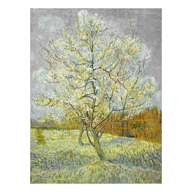 Quadro in alluminio - Vincent van Gogh - Pesco in fiore - Post-Impressionismo