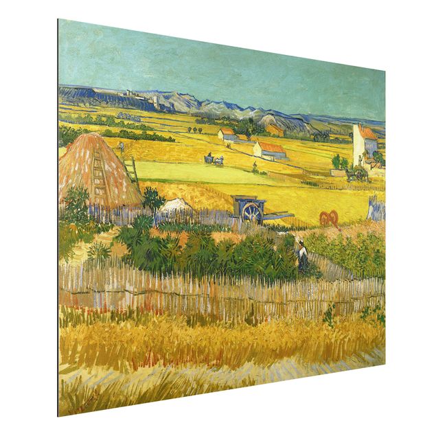Quadro in alluminio - Vincent van Gogh - La Vendemmia - Post-Impressionismo
